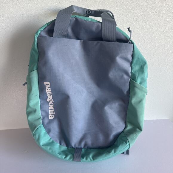 Patagonia Atom Tote Pack 20L Teal One Size Travel School Daypack Laptop READ - Picture 2 of 11